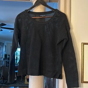 American Eagle cable knit mesh sweater.
